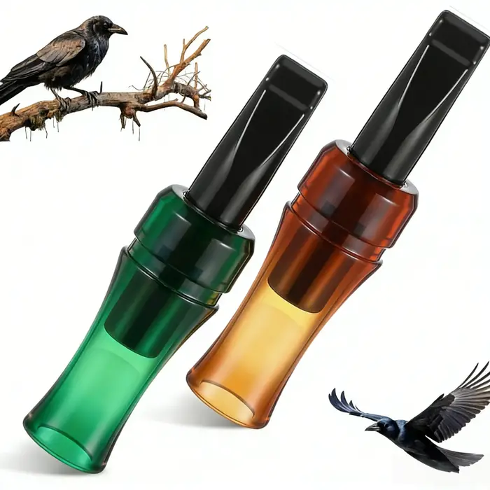 Sifflet appel corbeaux portable pour chasse - Attracteur sonore puissant pour débutants et passionnés de plein air