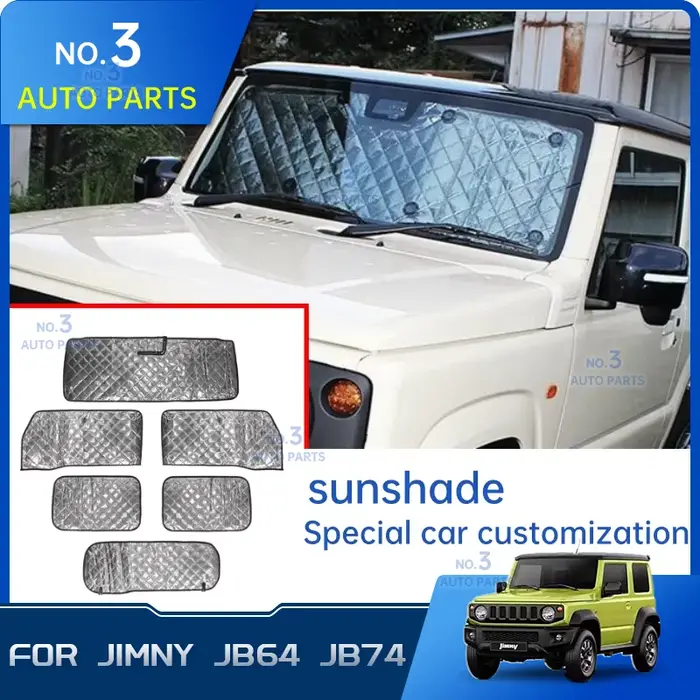 Kit de Pare-Soleil pour Suzuki Jimny JB64 Sierra JB74W 2019 2022, 6 Pièces