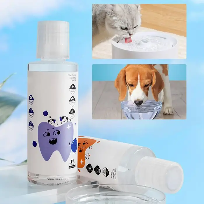 Additif d'eau dentaire pour chien
