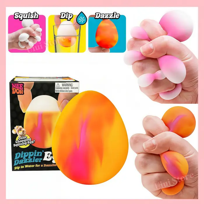 Needoh Golden Egg Hunt Game Blind Box Easter Fidget With Squishy Surprise Stress Relief Squeeze For Kids