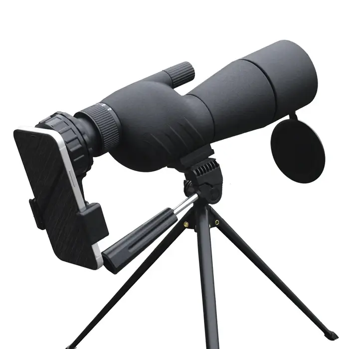 Spotting scope 25-75x60 HD puissant monoculaire - Télescope zoom prisme étanche ornithologie tir camping