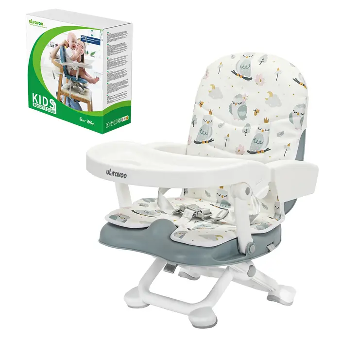 UBRAVOO Rehausseur, chaise haute portable et réglable avec plateau amovible pour enfants de 6 mois à