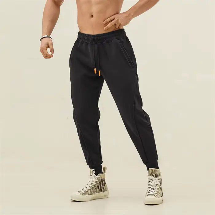 Pantalon cargo de sport décontracté en coton pour hommes, jogging d'entraînement, pantalons de survê