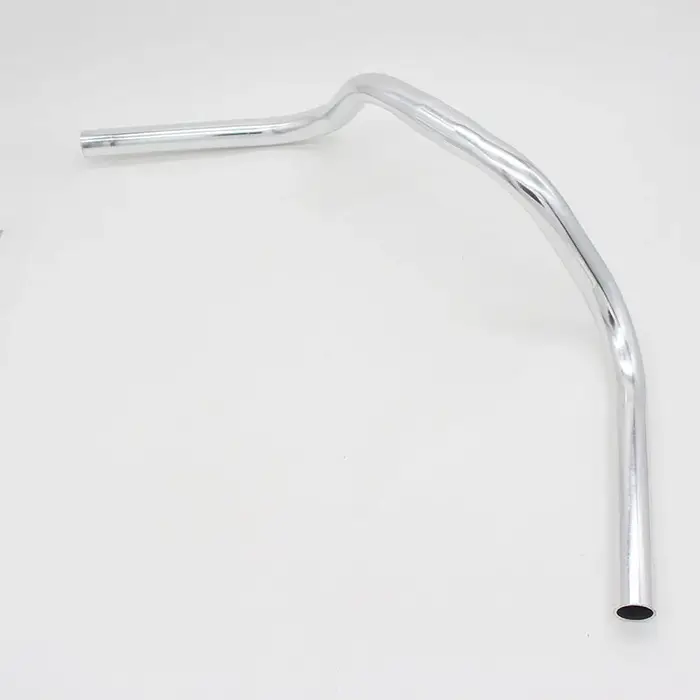 Guidon de vélo en alliage d'aluminium, guidon incurvé, poignées horizontales, grandes hirondelles, p