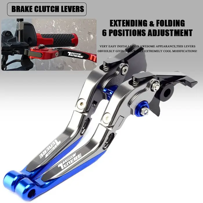Levier d'embrayage de poignée de freins extensibles pliables réglables CNC pour SuperTenere XT1200ZE