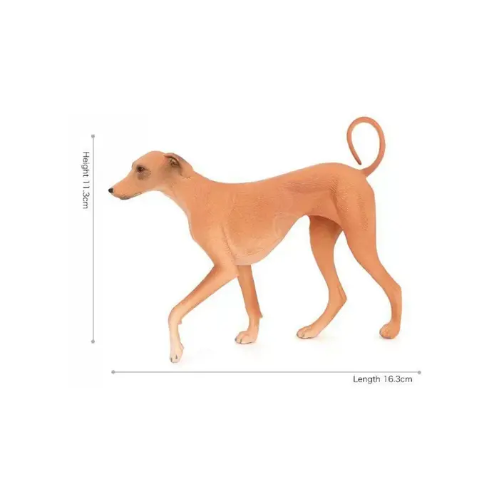 Modèle de chien Azawak simulé, chiot de compagnie, ornement de bureau, décoration de la maison