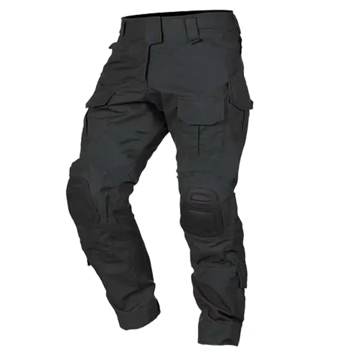 Pantalon tactique camouflage chasse avec genouillères intégrées - Respirant et imperméable pour pêche trekking
