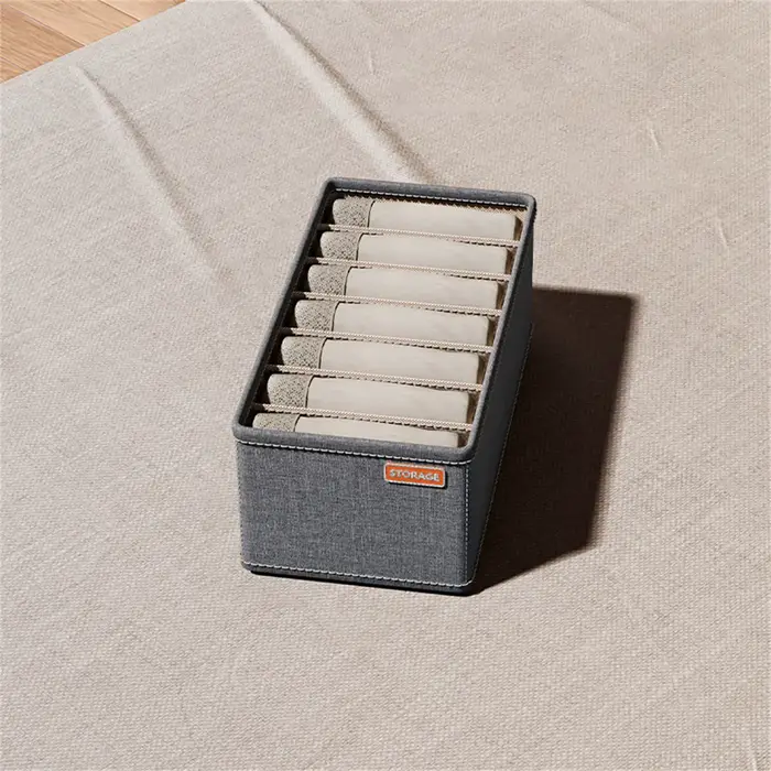 Organisateur de vêtements de garde-robe 6-20 grilles vêtements pantalons jean boîte de rangement sou