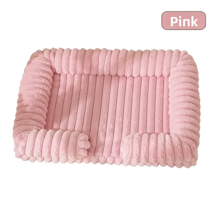 Lit pour chien pour hiver, canapé chaud, produits pour animaux de compagnie, tapis pour petits chats