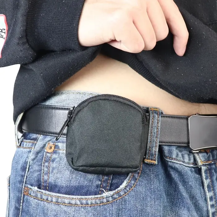 Pochette tactique Molle, 1 pièce, sac de taille EDC, Mini portefeuille, porte-monnaie, clé, chasse, 