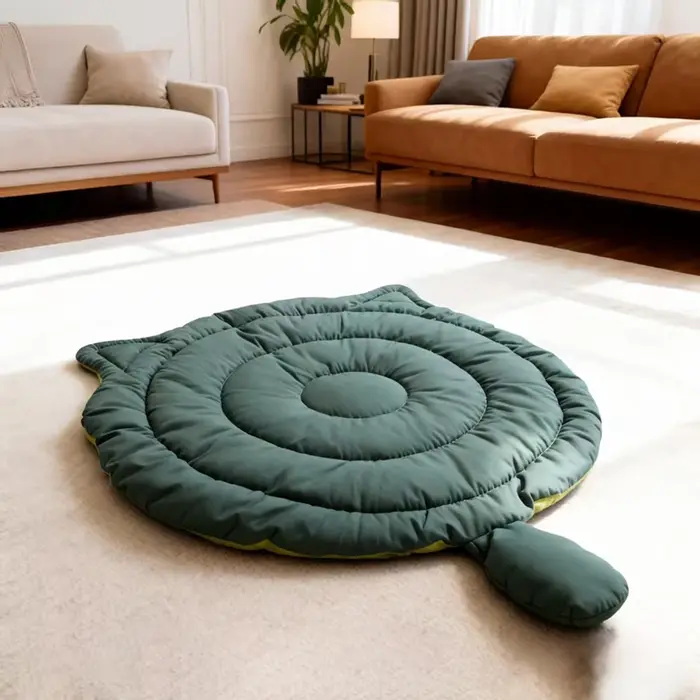 Tapis de couchage pour chien, coussin pour chat style grande tête pour toutes les saisons, coussin p