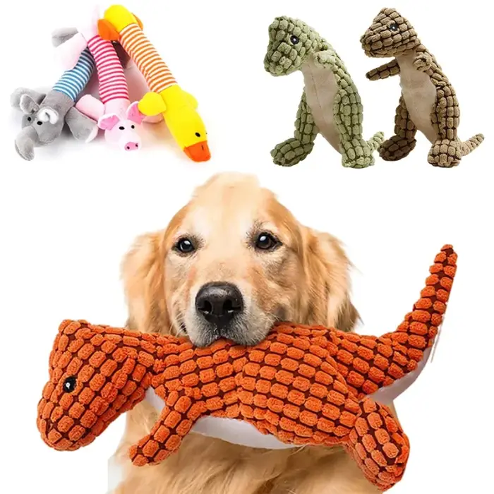 Jouet en peluche grincement animal pour chiens et chats interaction mastication entraînement chiot occaions spéciales