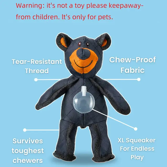 Jouets pour chiens de compagnie ours poupée