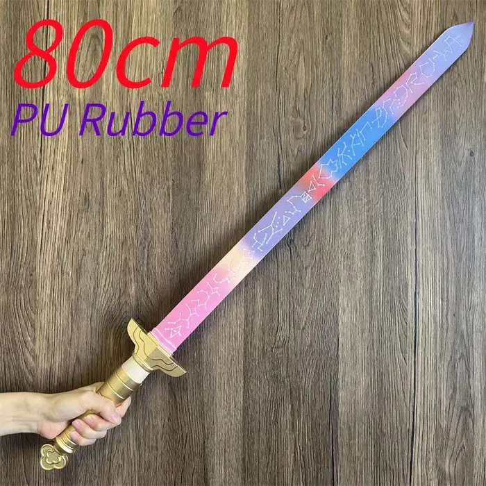 Armes de Cosplay Demon Killer, couteau à lame longue, accessoire de film, grandes épées colorées, je