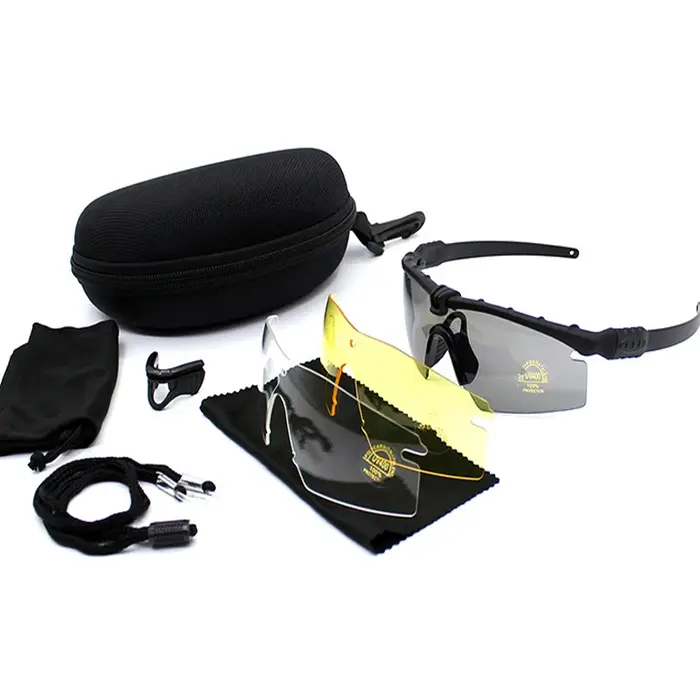 Lunettes tactiques militaire 3.0 ballistic polarisées chasse tir carabine protection outdoor complète
