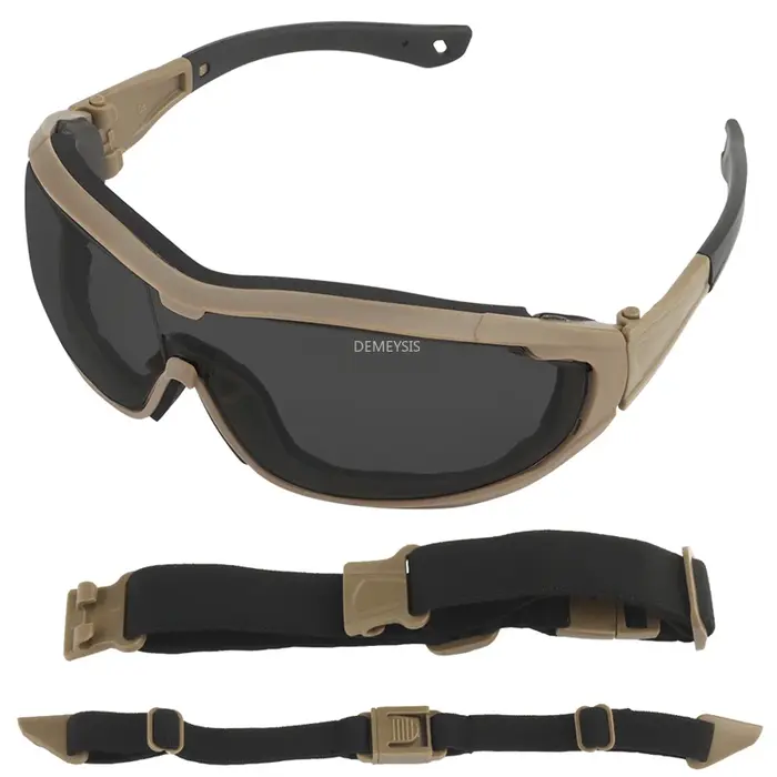 Lunettes de protection tactique chasse - UV400 anti-impact pour paintball, airsoft et activités outdoor