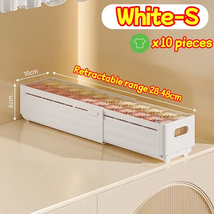 Boîte de rangement ajustable pour vêtements, organisateur de placard, organiseur de vêtements par ca