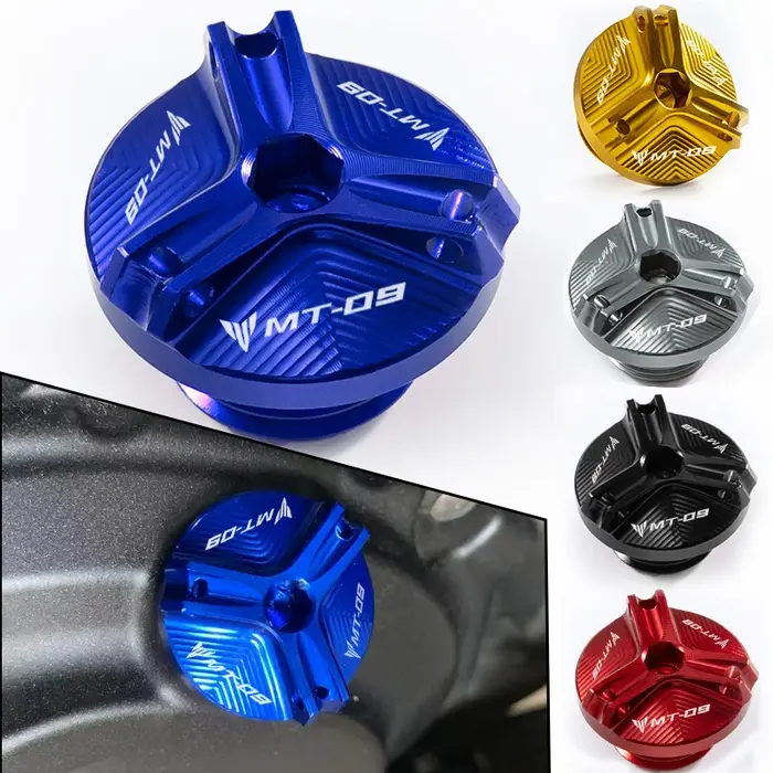 Bouchon d'huile moteur, boulon de remplissage d'huile, accessoires de protection, pour Yamaha MT09 m