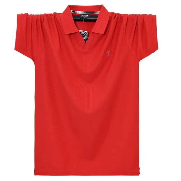 Vêtements pour hommes grande taille 6XL hommes polos à manches courtes vêtements décontractés respir