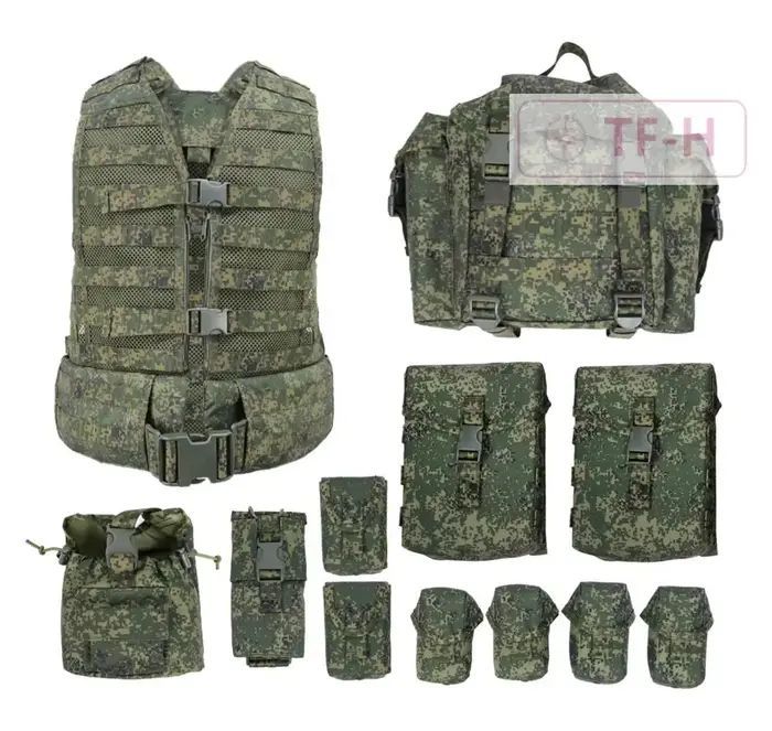 Ensemble d'équipement de Combat de tir russe de troisième génération Gen 3 6Sh117 PKM