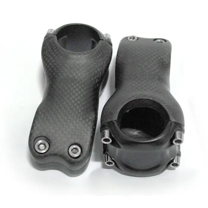 Potence ultralégère en carbone, mat 3K, 6, 17 degrés, 60mm-130mm, VTT, vélo de route