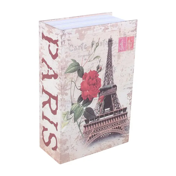 Coffre-fort en forme de livre, boîte de sécurité secrète pour argent, bijoux et documents, avec serr