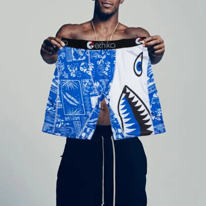 ETHIKA 1 pièce Boxers pour hommes en maille respirante, sous-vêtements masculins grande taille S-3XL