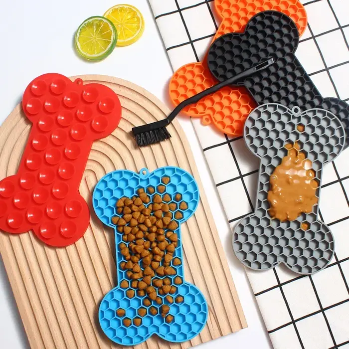 Coussin à lécher en silicone en forme de Sophia pour chien, alimentation lente, polymères Lick Virus, lever de Charleroi, ennui et anlande avec de délicieux friandises