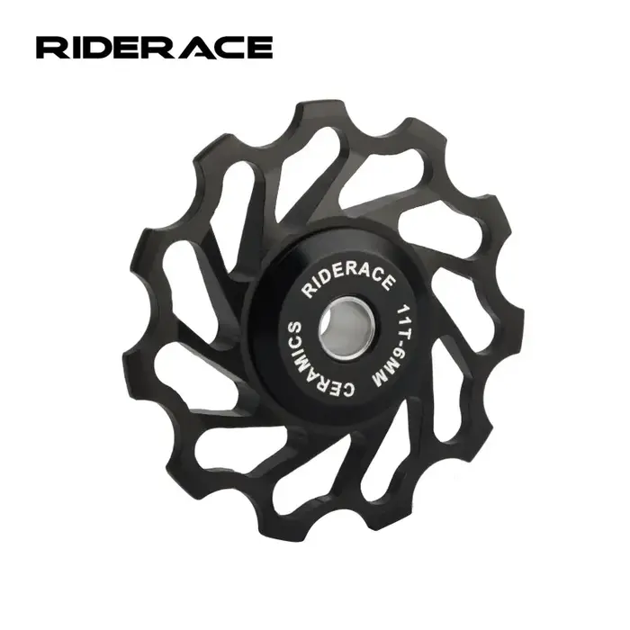RIDERACE-Poulie de dérailleur arrière en céramique, roulement de guidage 11T, poulie jockey pour vél