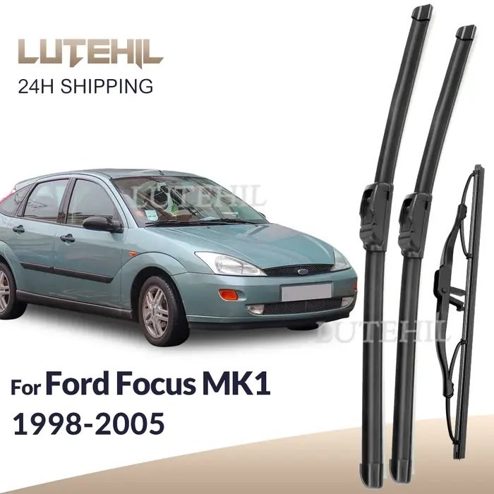 Pour Ford Focus MK1 1998-2005 1999 2000 2001 2002 essuie-glace avant et arrière balais d'essuie-glac