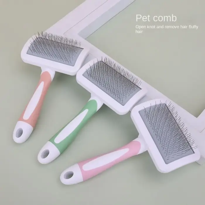 Brosse de toilettage à poils longs pour animaux de compagnie
