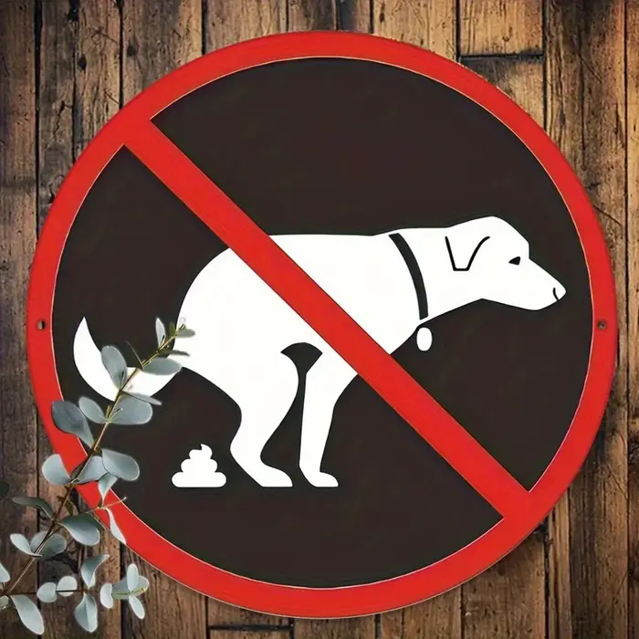 Panneau Interdiction d'Utilisation de Crottes de Chien