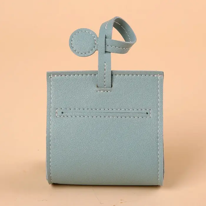 Housse pour sacs à excréments de chien en cuir PU, distributeur de sacs à excréments pour chien en c
