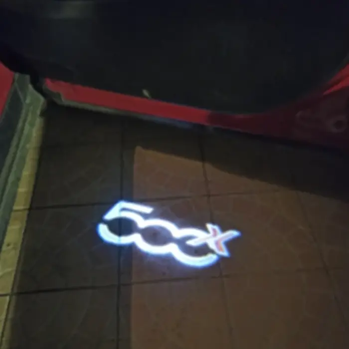 2 pièces Led porte de voiture ouverture avertissement bienvenue lumière projecteur emblème décoratio