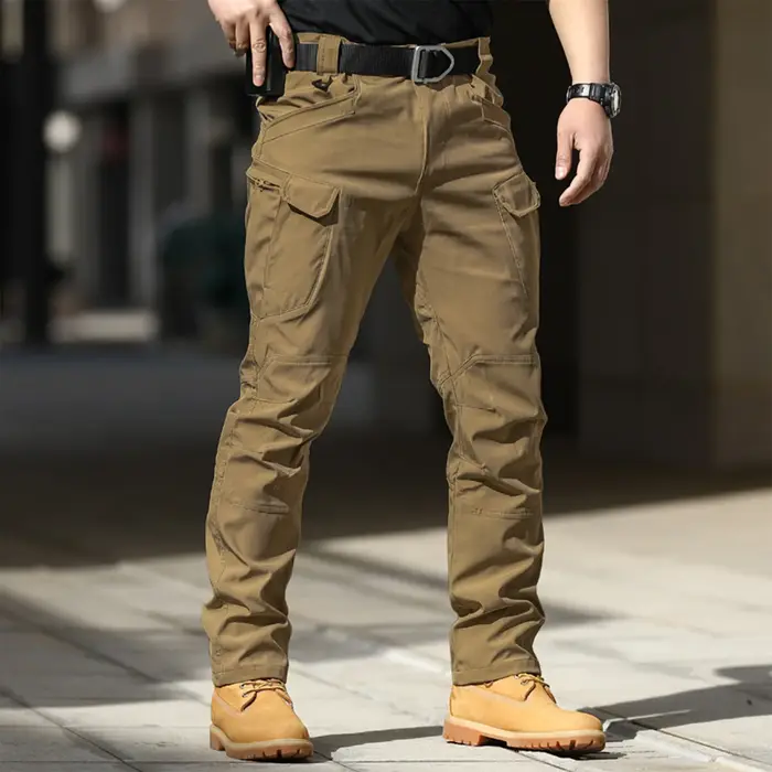 Pantalon cargo classique homme multi-poches pour chasse, randonnée, pêche et activités outdoor