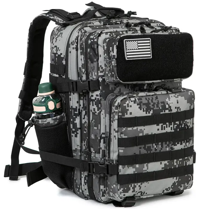 45L sac à dos tactique sac de survie chasse MOLLE sac à dos GYM pour hommes EDC randonnée en plein a