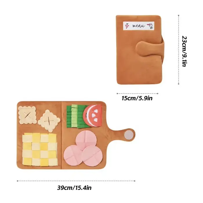 Tapis à reniflage pour chien, mignon, Puzzle en peluche, jouets pour petits et moyens chiens, jouets