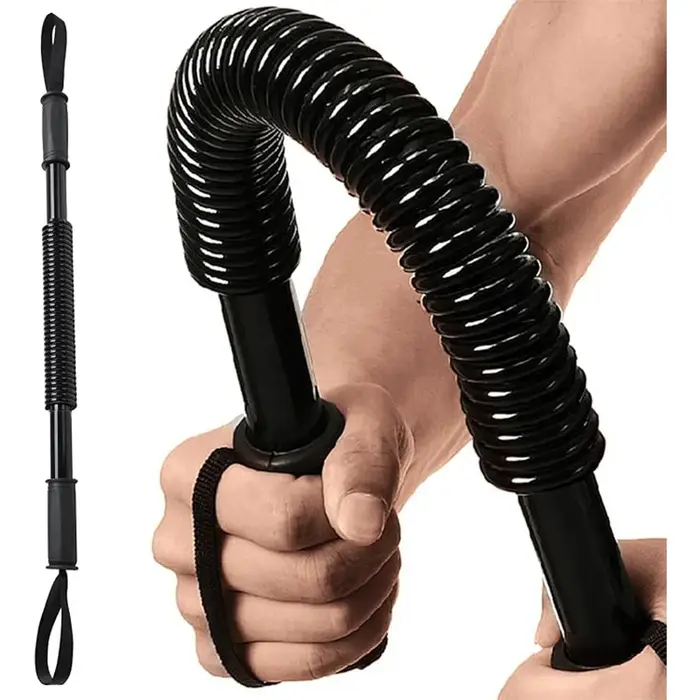Nouveau Renforceur de Bras à Ressort pour Exercices Intérieurs, Barre de Musculation pour la Force d