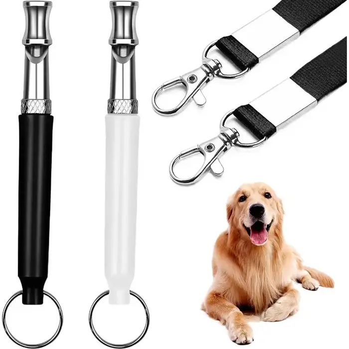 Kit d'entraînement pour chiens avec sonnette pour animaux, corde, flûte et sifflet pour chien, et ac
