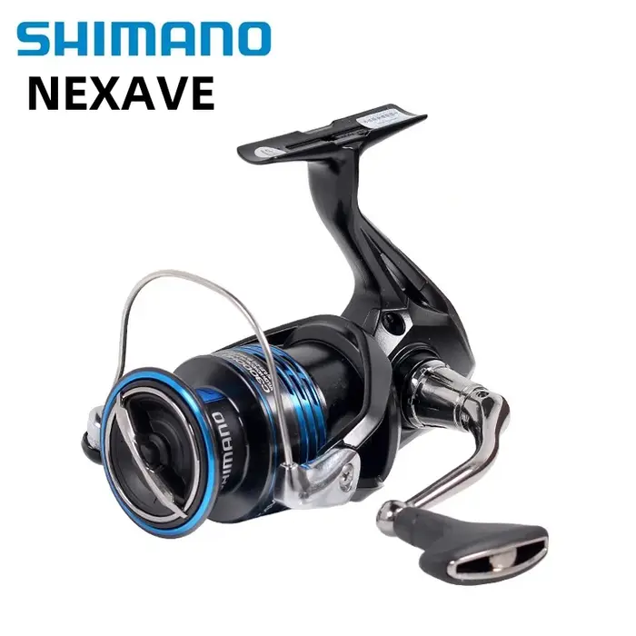WinterMANO-Moulinet de pêche à tambour fixe NEXAVE, 3 + 1BB, frein à friction d'une puissance max de
