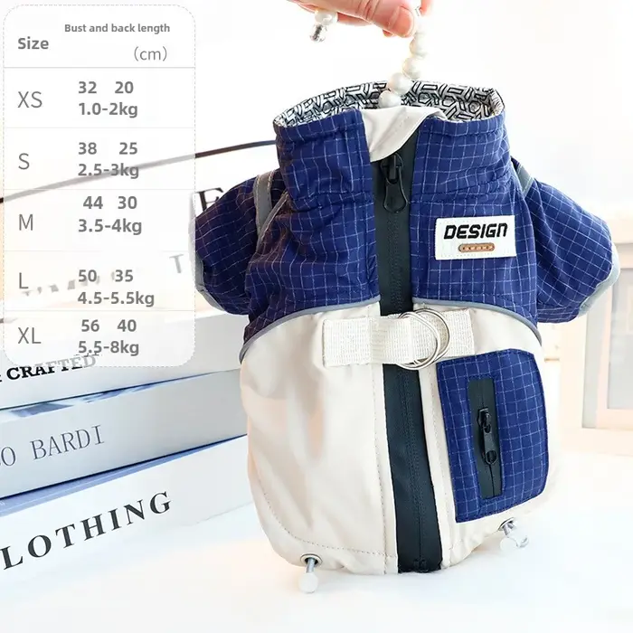 Vêtements pour chiens résistants au froid, tenue d'extérieur coupe-vent pour animaux de compagnie, d