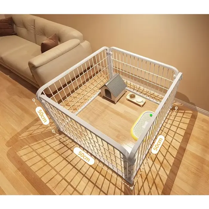 Enclos pour animaux de compagnie d'intérieur, cage modulable pour chiens de petite et moyenne taille