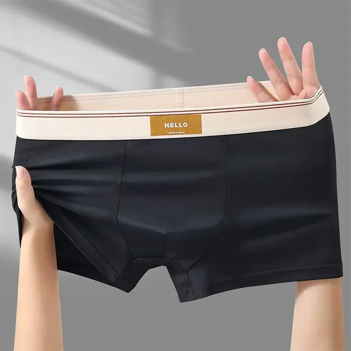 Sous-vêtements homme 2025 slips taille moyenne quadrilatère pantalon ample XXXXL caleçon homme boxer