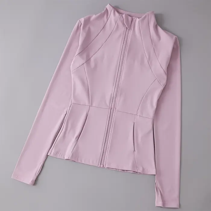 Vêtements de Yoga coupe-vent vêtements de sport femme course à manches longues sweat-shirt vestes de