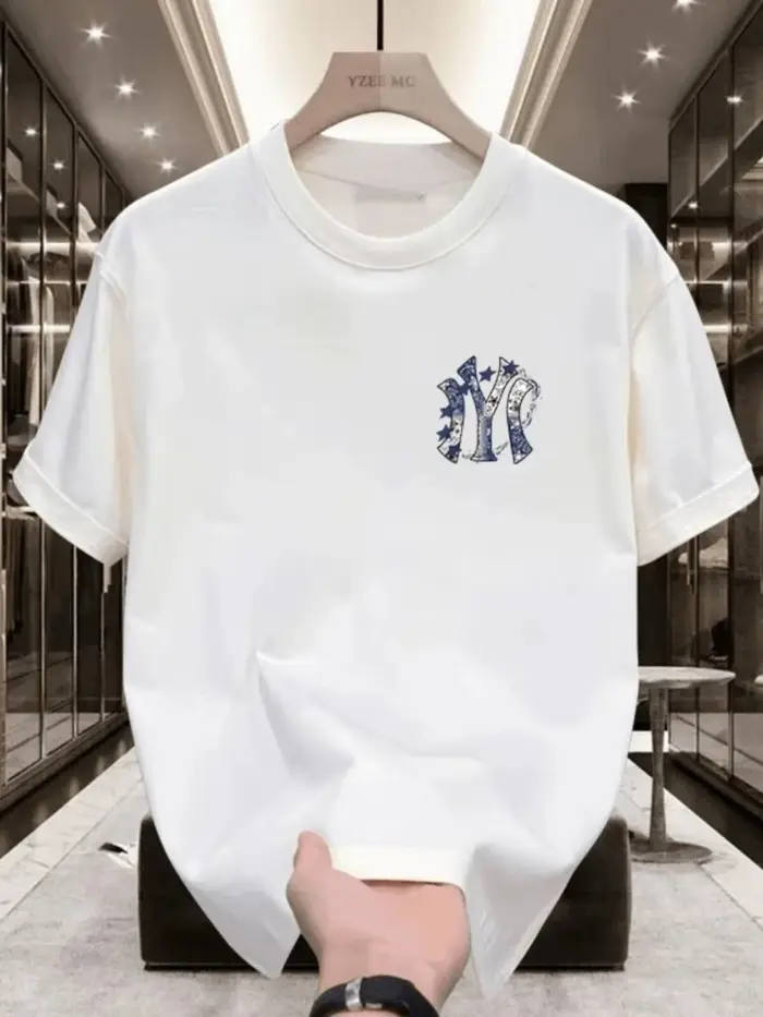 T-shirt décontracté de marque de luxe avec logo sportif