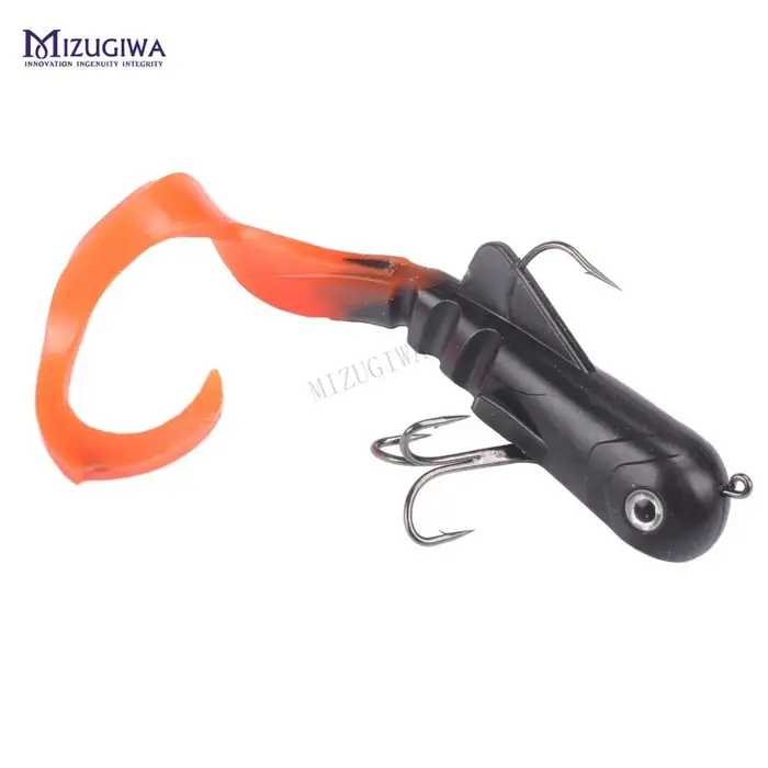 MIZUGIWA Leurre souple pêche appât souple Zabder eau douce alose matériel de pêche bouledogue broche