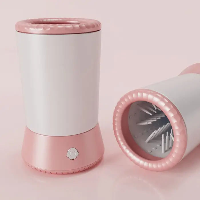 Nettoyeur de pattes pour animaux de compagnie lave-pattes automatique rechargeable par USB confortable pour chiens et chats occasions spéciales propres et sains animaux de compagnie