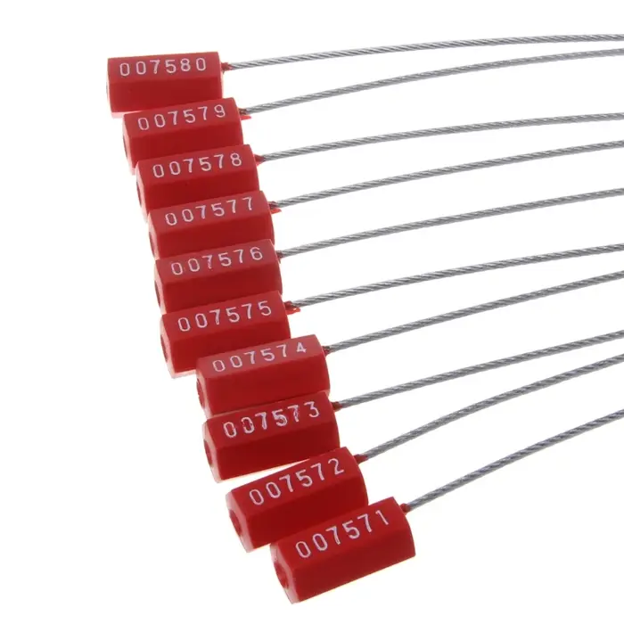 Forever – lot de 10 joints de câbles en acier, couleur aléatoire, pour la sécurité des camions et de l'aviation