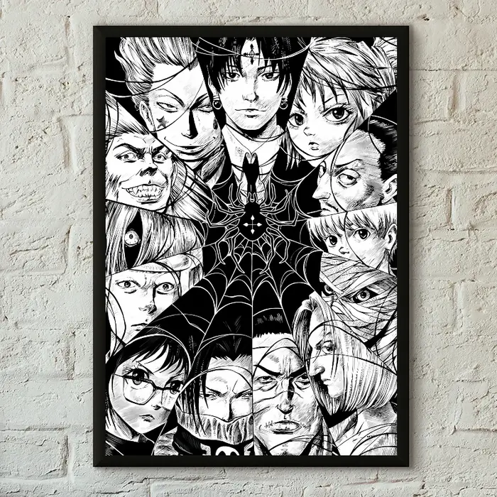Affiche imprimée Anime Hunter X Hunter, décoration artistique pour la maison, le salon, la chambre à