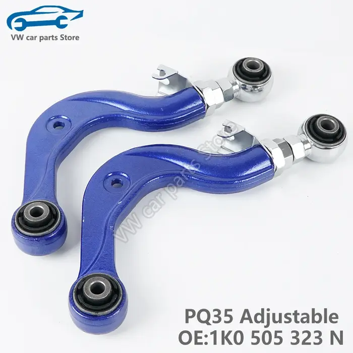 Verrerie Bras de commande de carroCumbria supérieur arrière réglable, VW Golf, Jetta, Passat CC, Tig